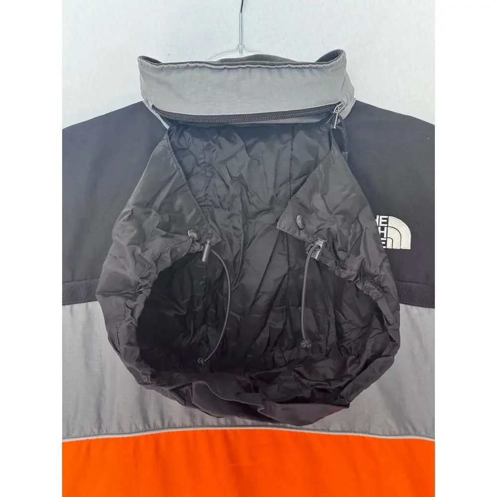 The North Face Steep Tech 2009 Ski Jacket XL Orange Gray Black Gorpcore